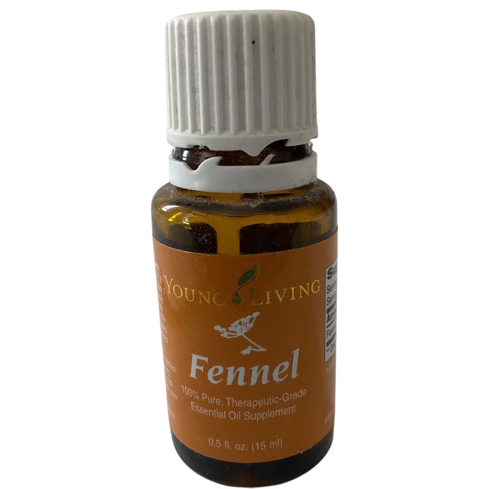Young Living‎ Fennel Essential Oil Opened Bottle Half Full